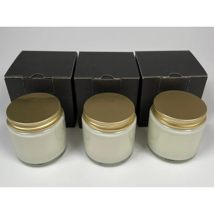 Świeca sojowa zapachowa w szkle przezroczystym - bawełniany knot 120 ml